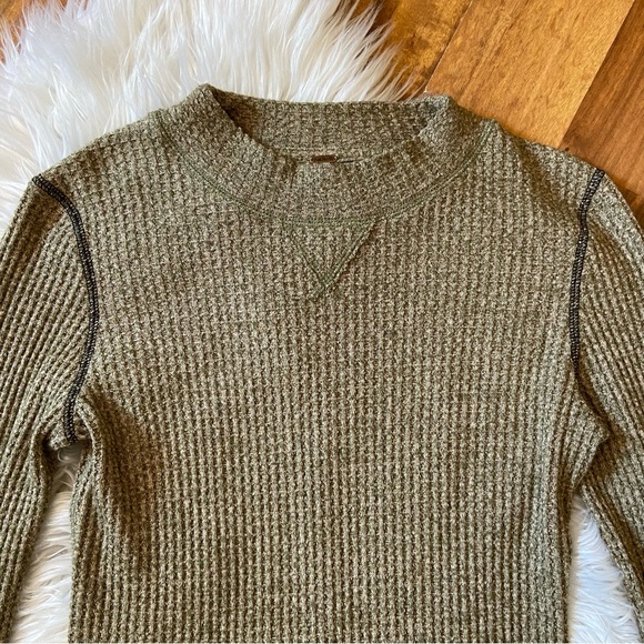 Free People Mountaineer Lace Up Cuff Top - Picture 6 of 16